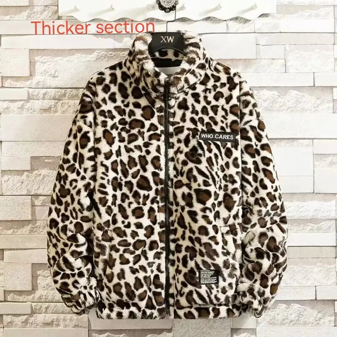 Funki Buys | Jackets | Women's Leopard Print Zip Hoodie Jacket