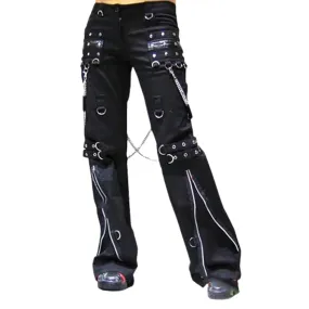 Funki Buys | Pants | Women's Men's Y2k Punk Rivet Chain Pants