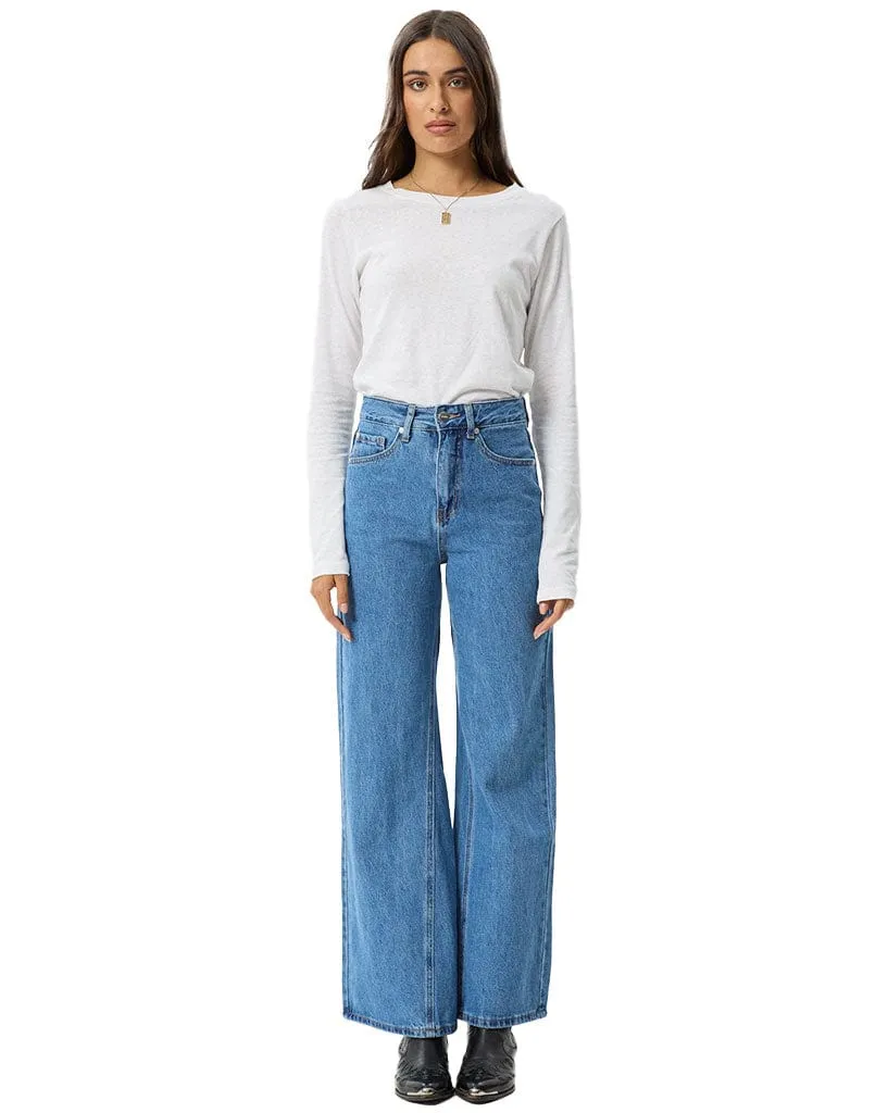 Gigi Hemp Denim Flared Jeans