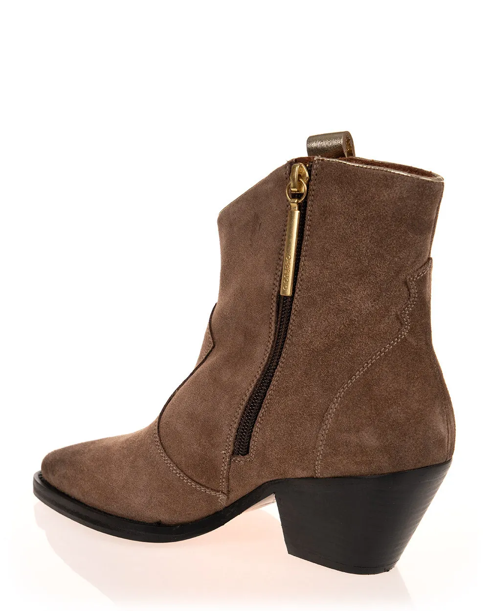 Gioseppo 70783 Airth Taupe Suede Ankle Boot