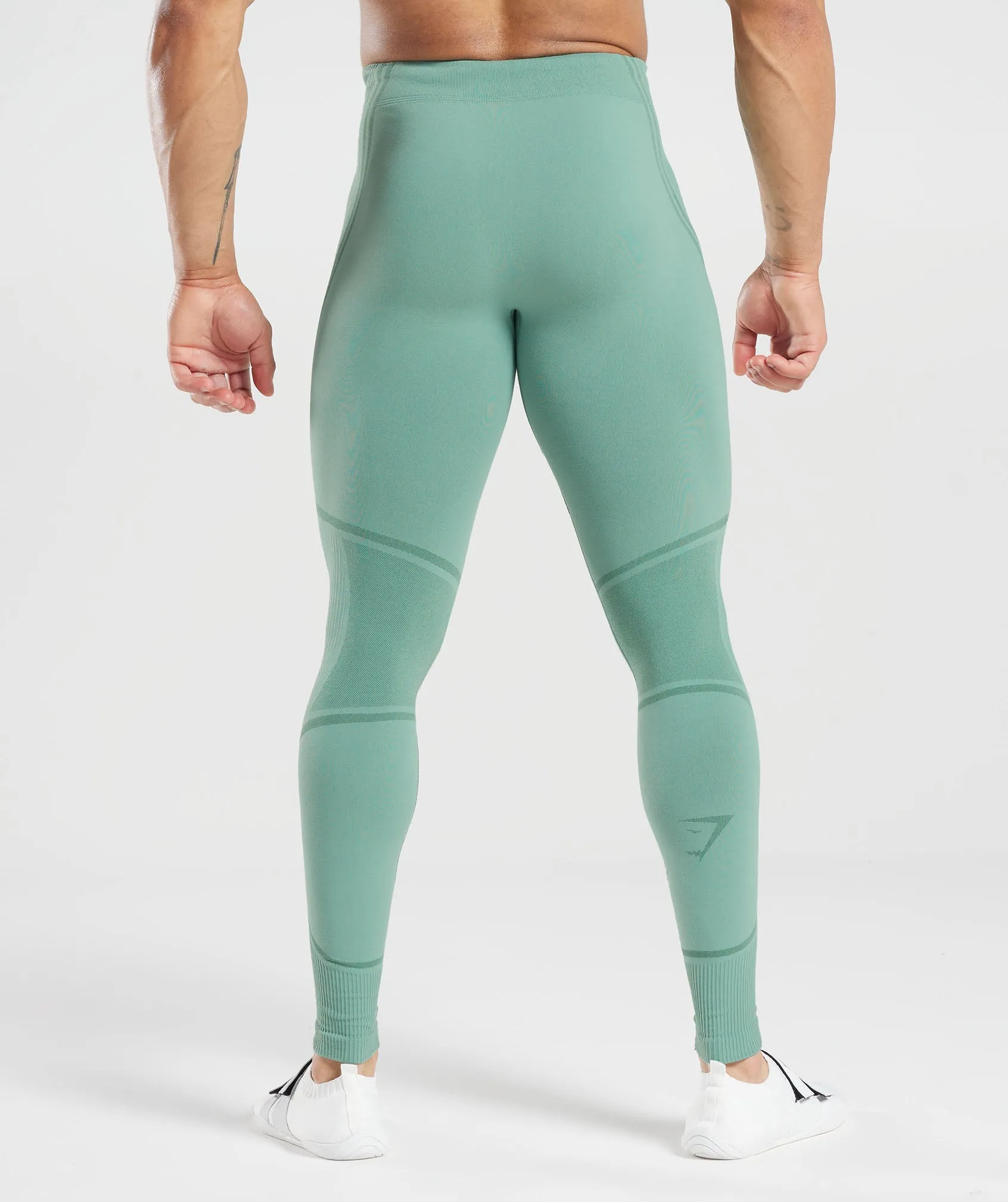 Gymshark 315 Seamless Tights - Ink Teal/Jewel Green