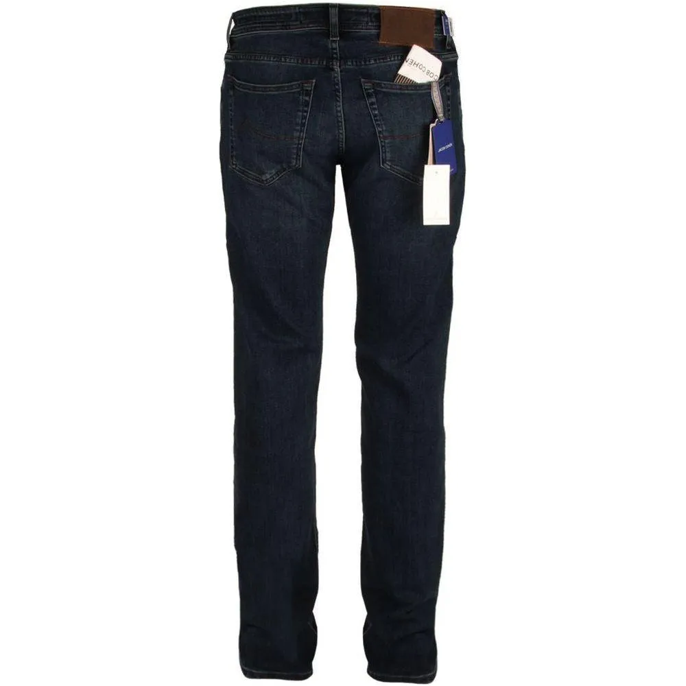 Jacob Cohen Blue Cotton Men's Slim Fit Jean