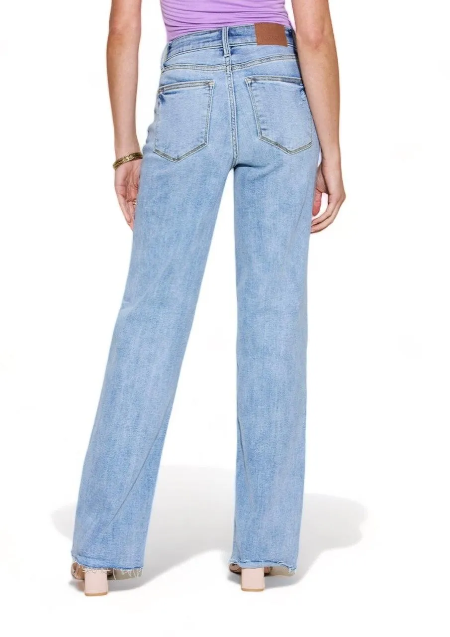 Judy Blue Full Size V Front Waistband Straight Jeans