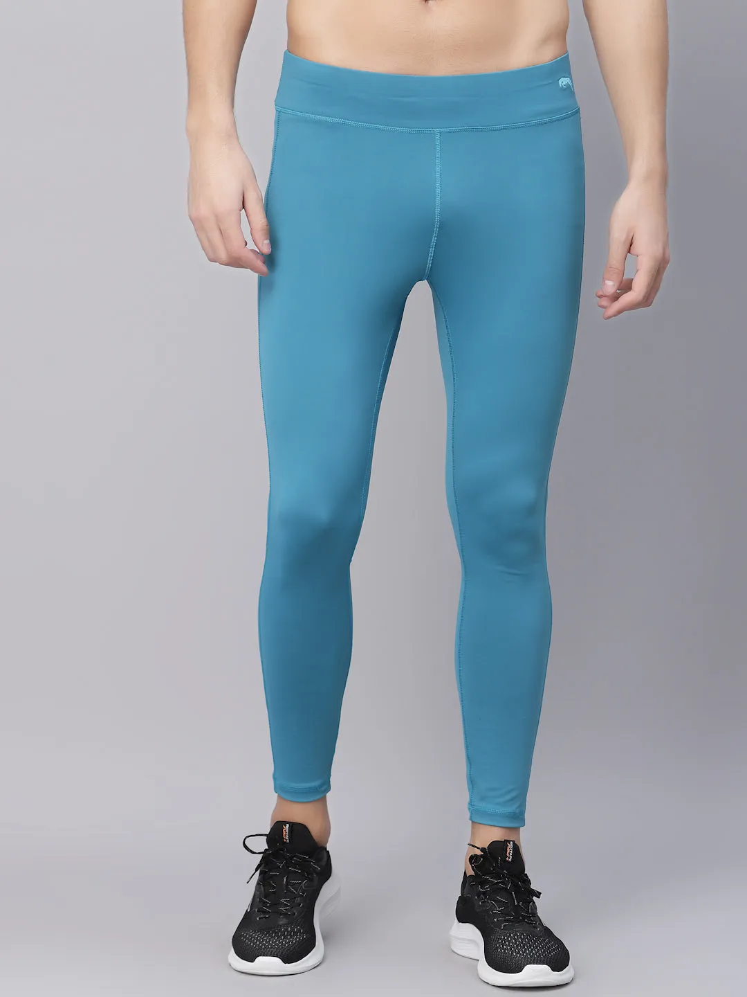 JUMP USA Teal Rapid-Dry Training Tights For Men