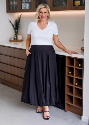 Kayte Sprinkling Kindness bubble maxi skirt