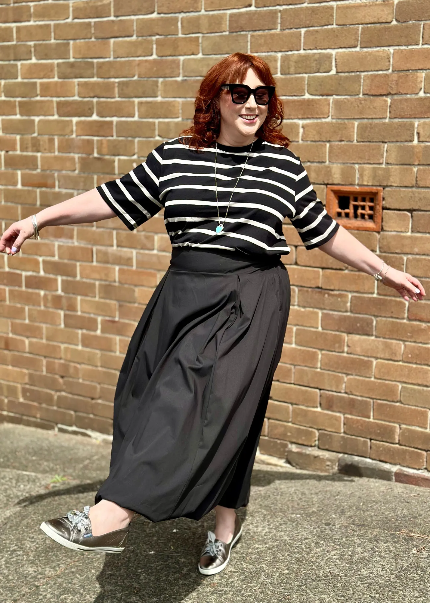 Kayte Sprinkling Kindness bubble maxi skirt