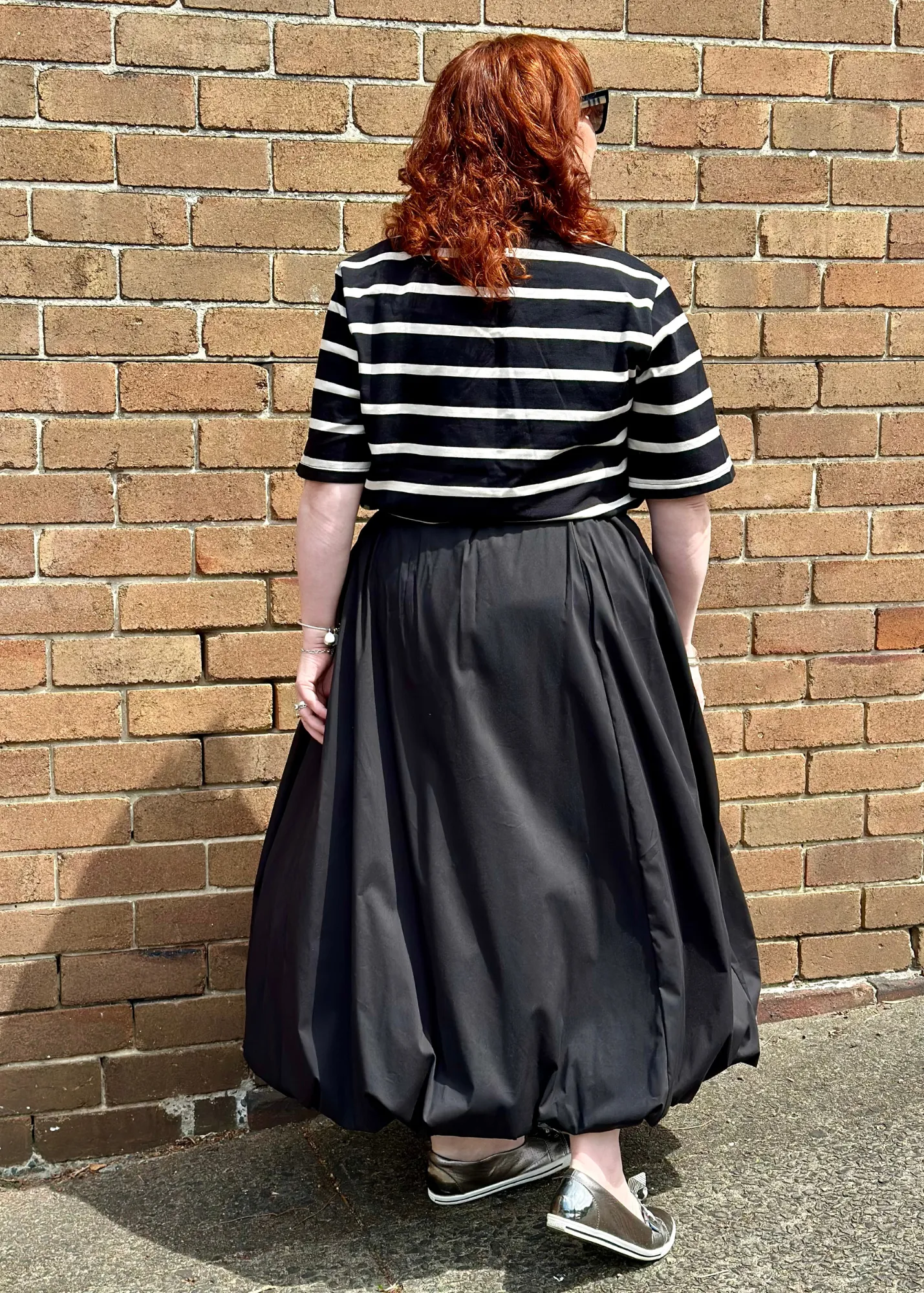 Kayte Sprinkling Kindness bubble maxi skirt