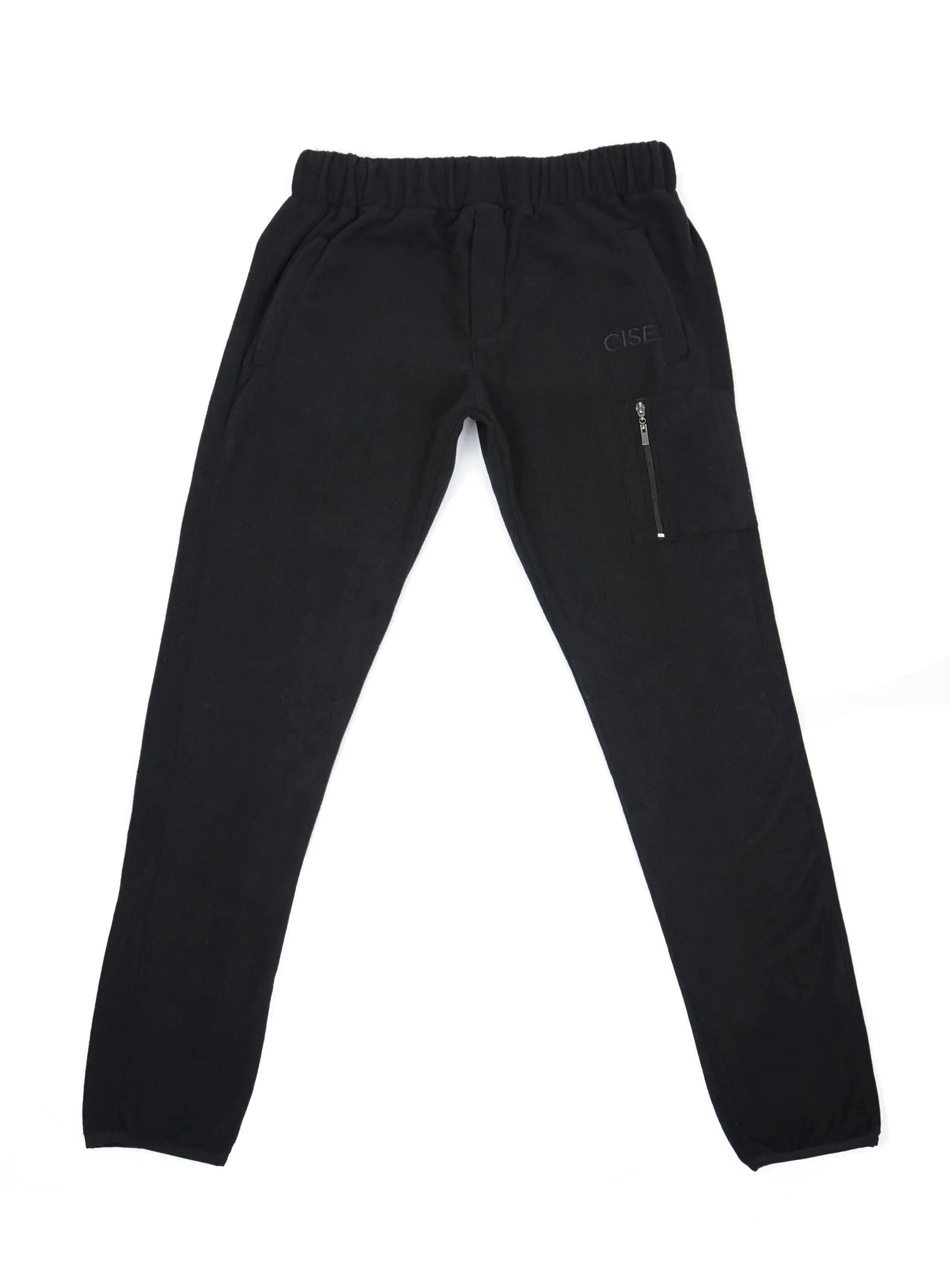 Kennedy Quarter-Zip Sweatpants (Matte Black)