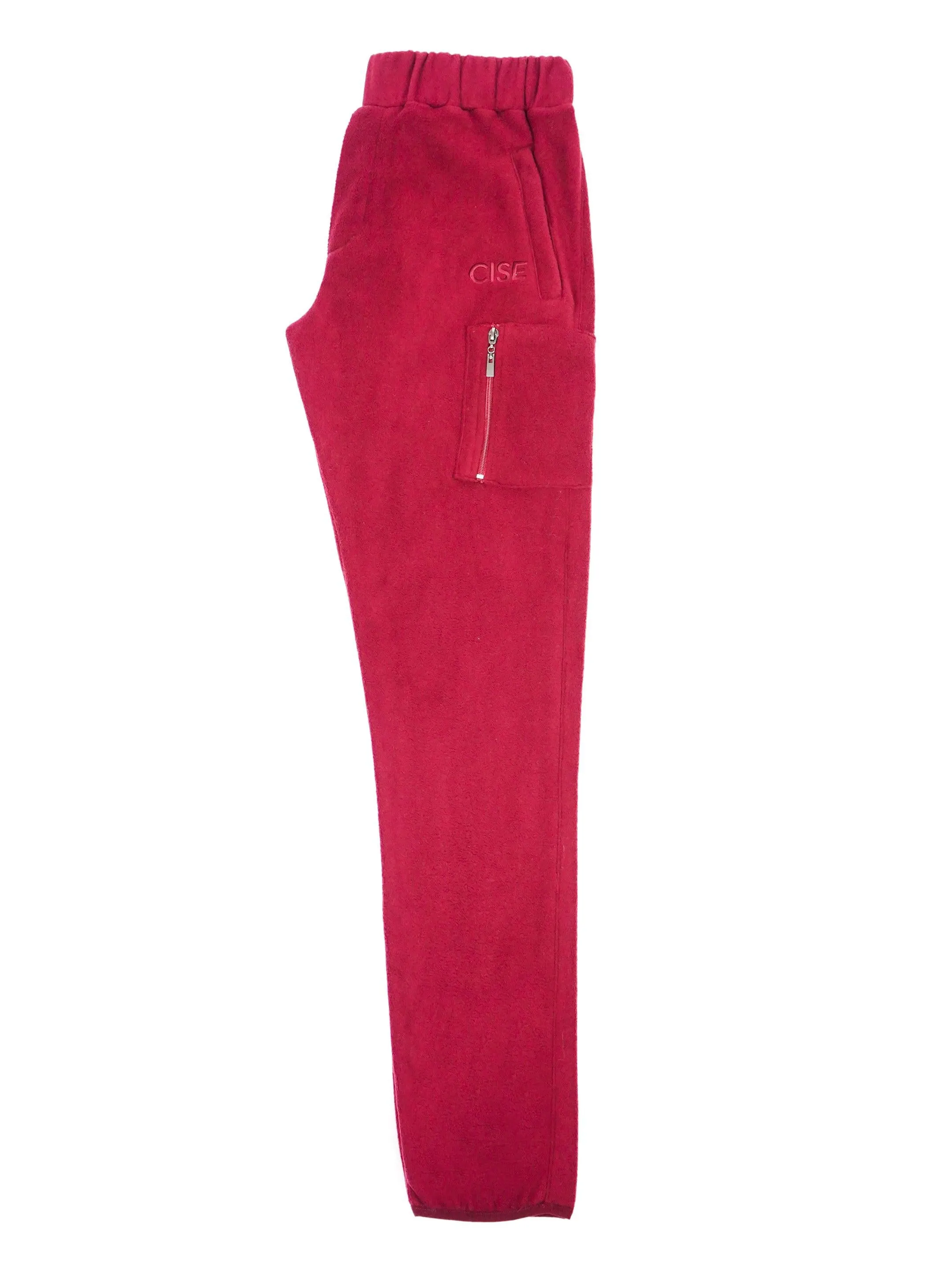 Kennedy Quarter-Zip Sweatpants (Merlot)