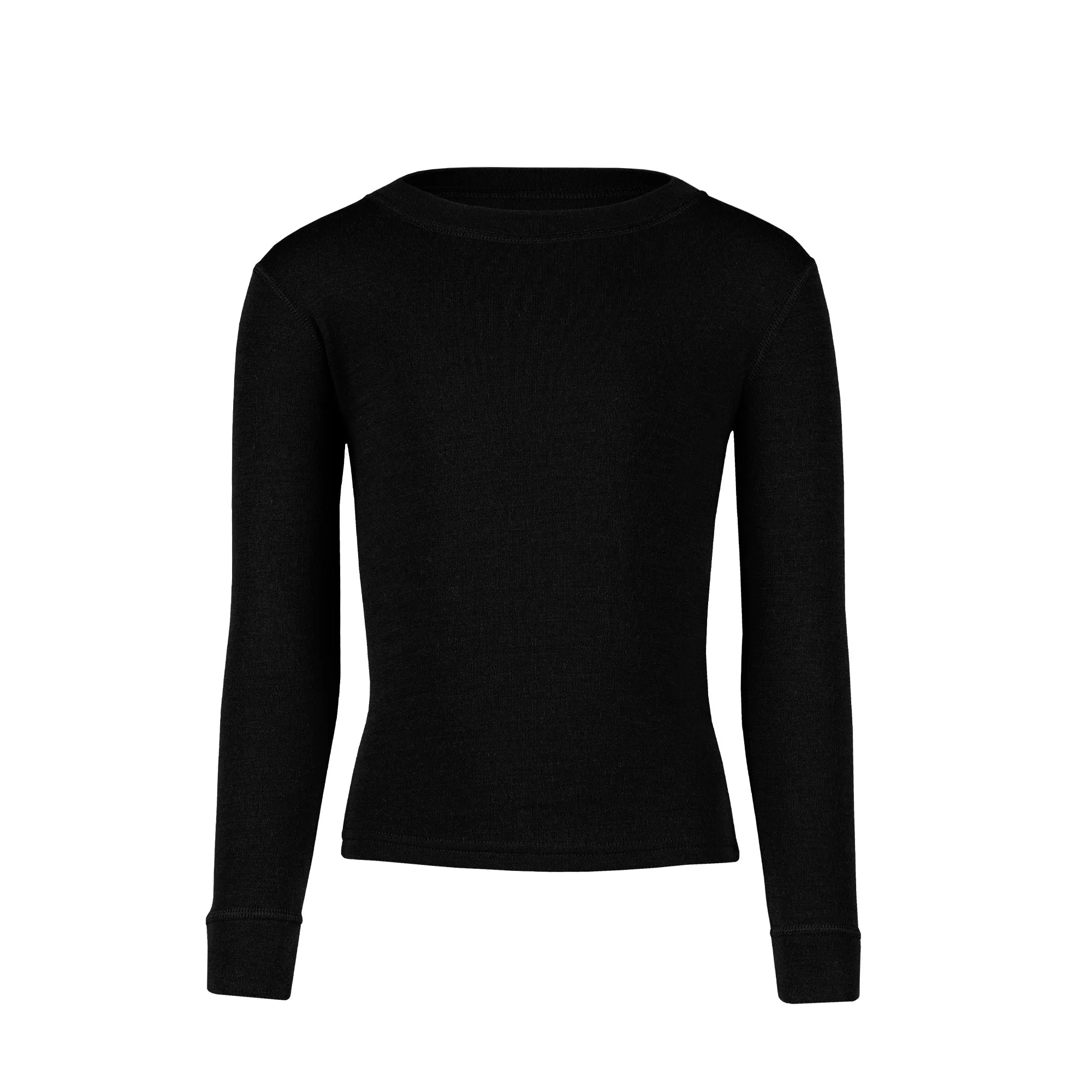 Kids' 250 Thermal Long Sleeve Crew Black