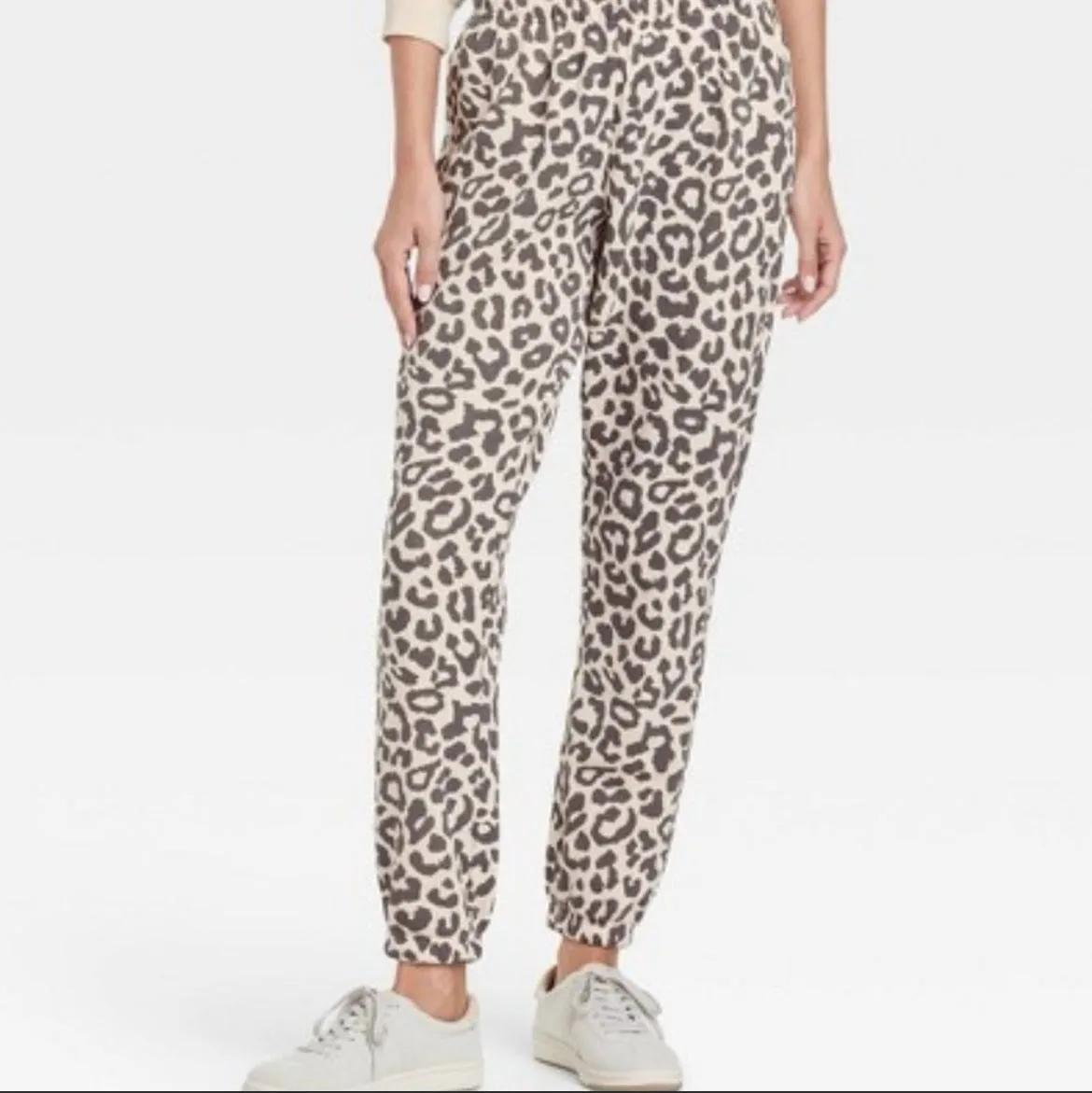 Leopard Print Sweatpants