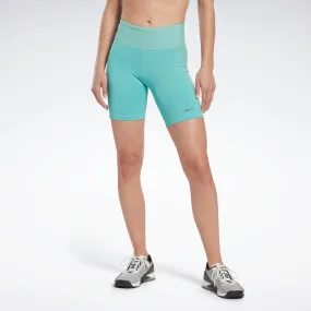 Lm Rib Legging Short Teal