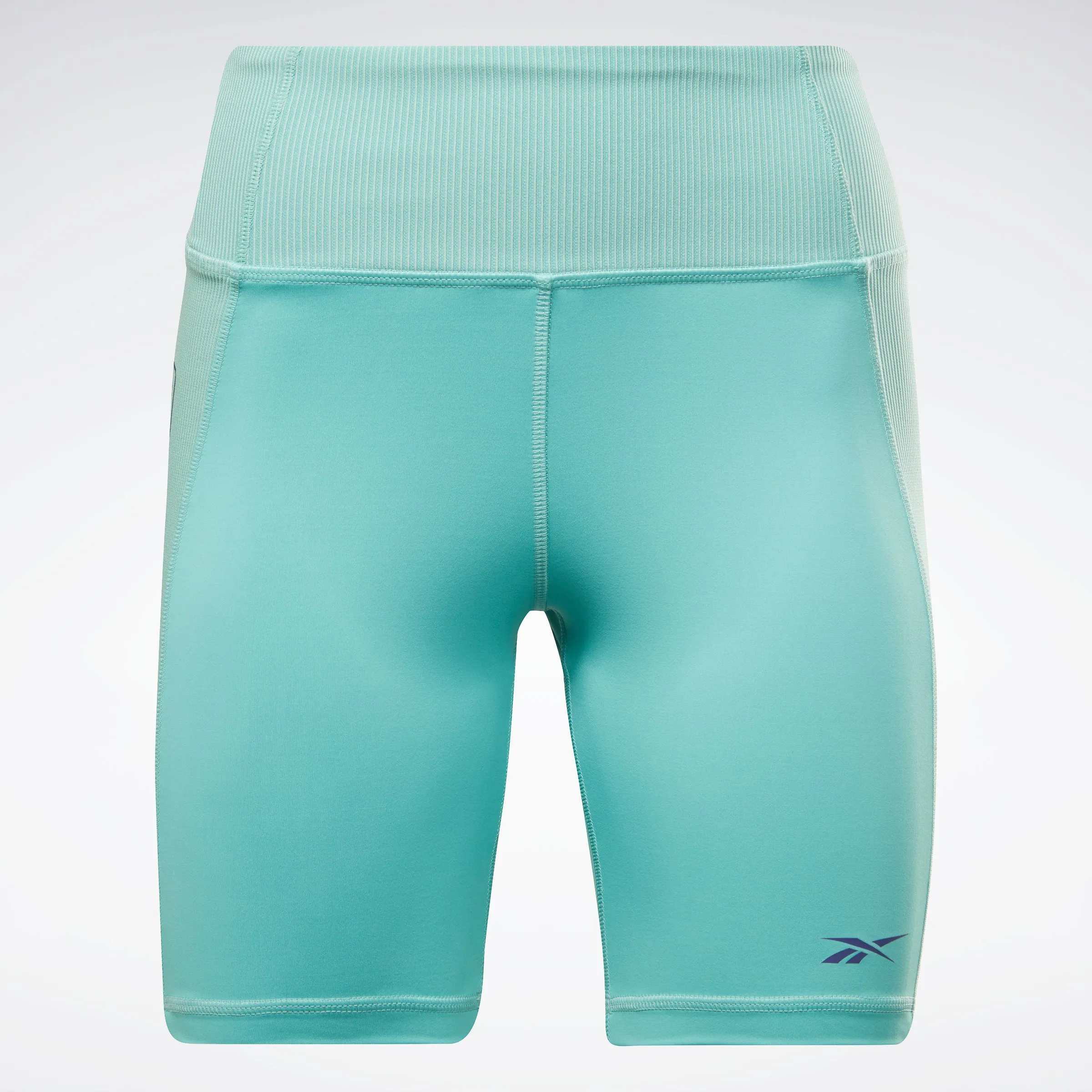 Lm Rib Legging Short Teal