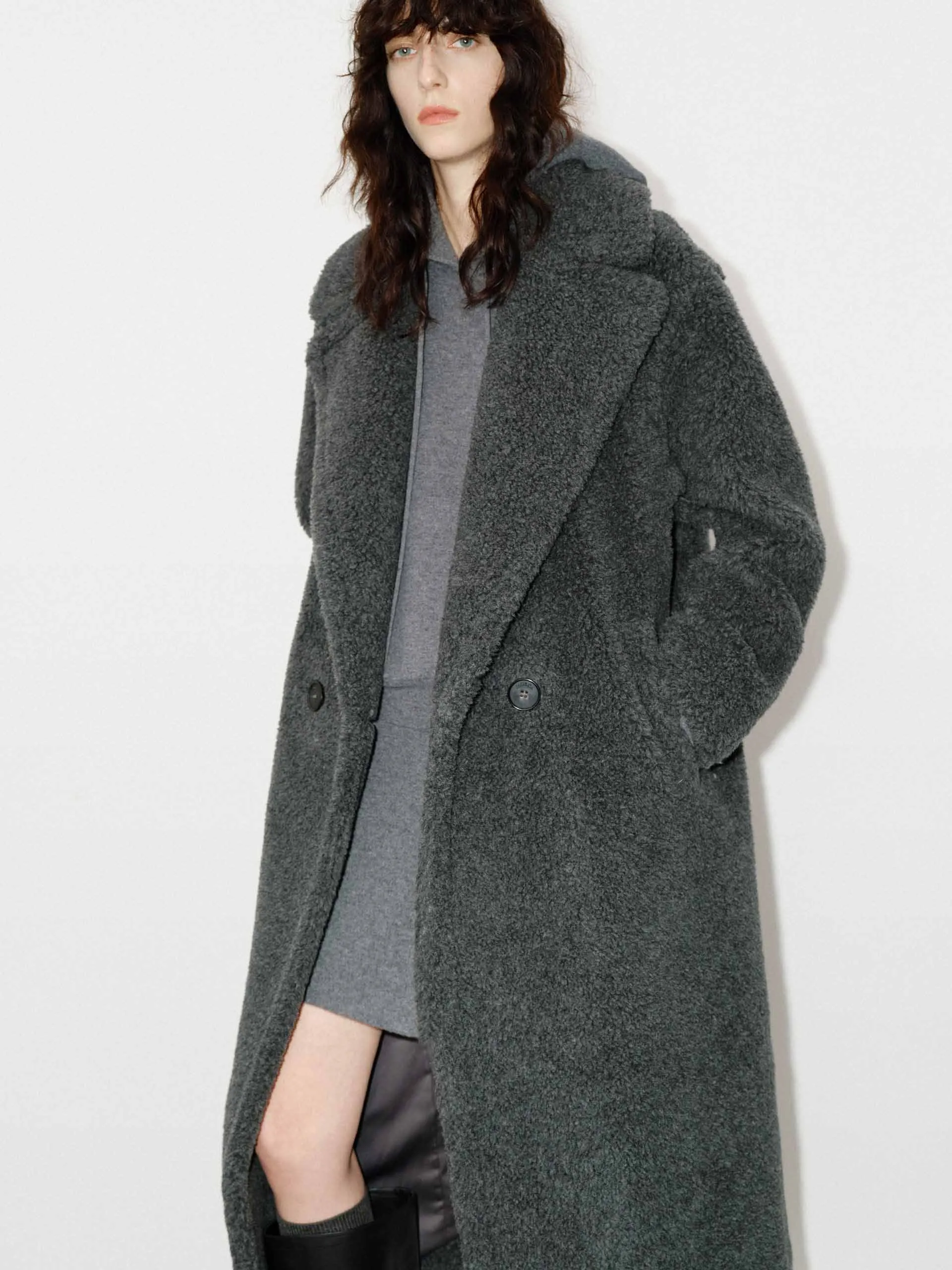 Longline Teddy Coat