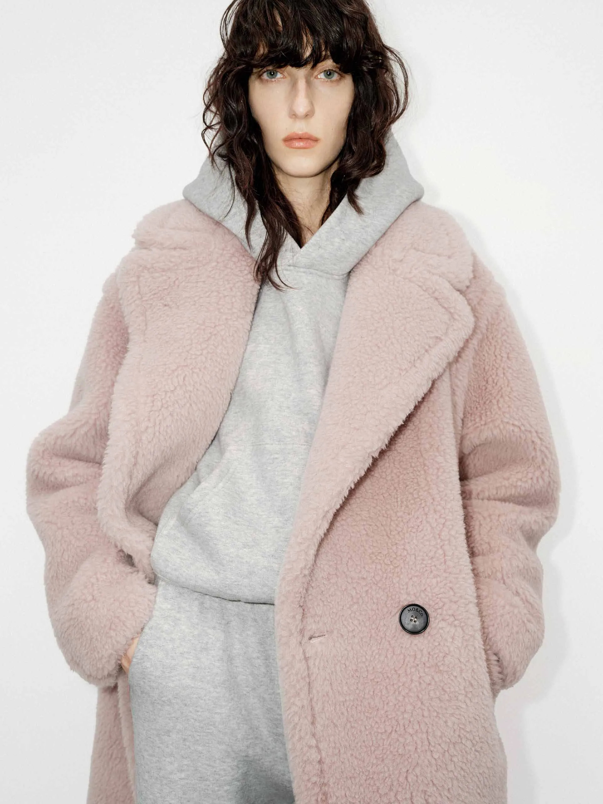 Longline Teddy Coat