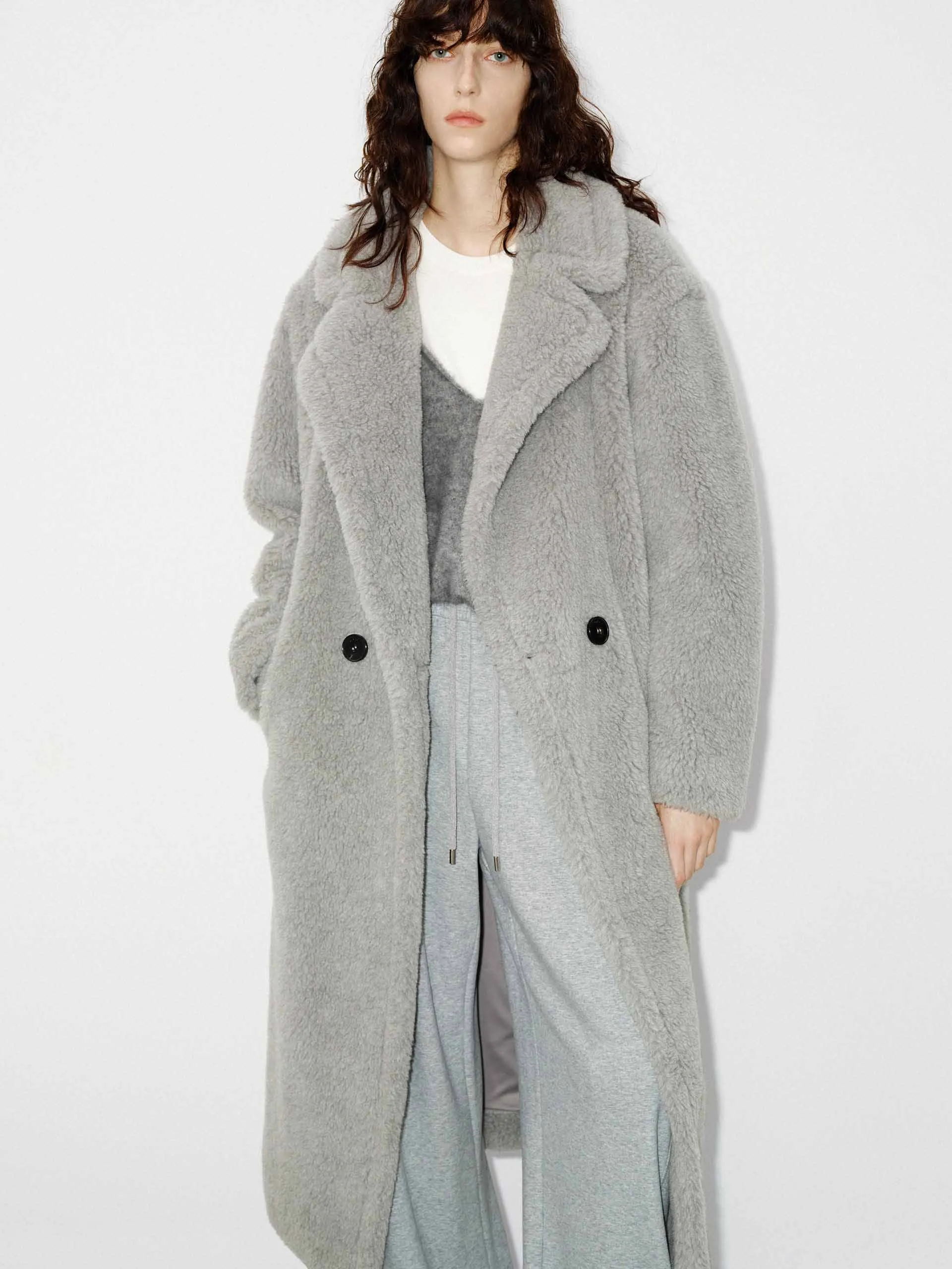 Longline Teddy Coat