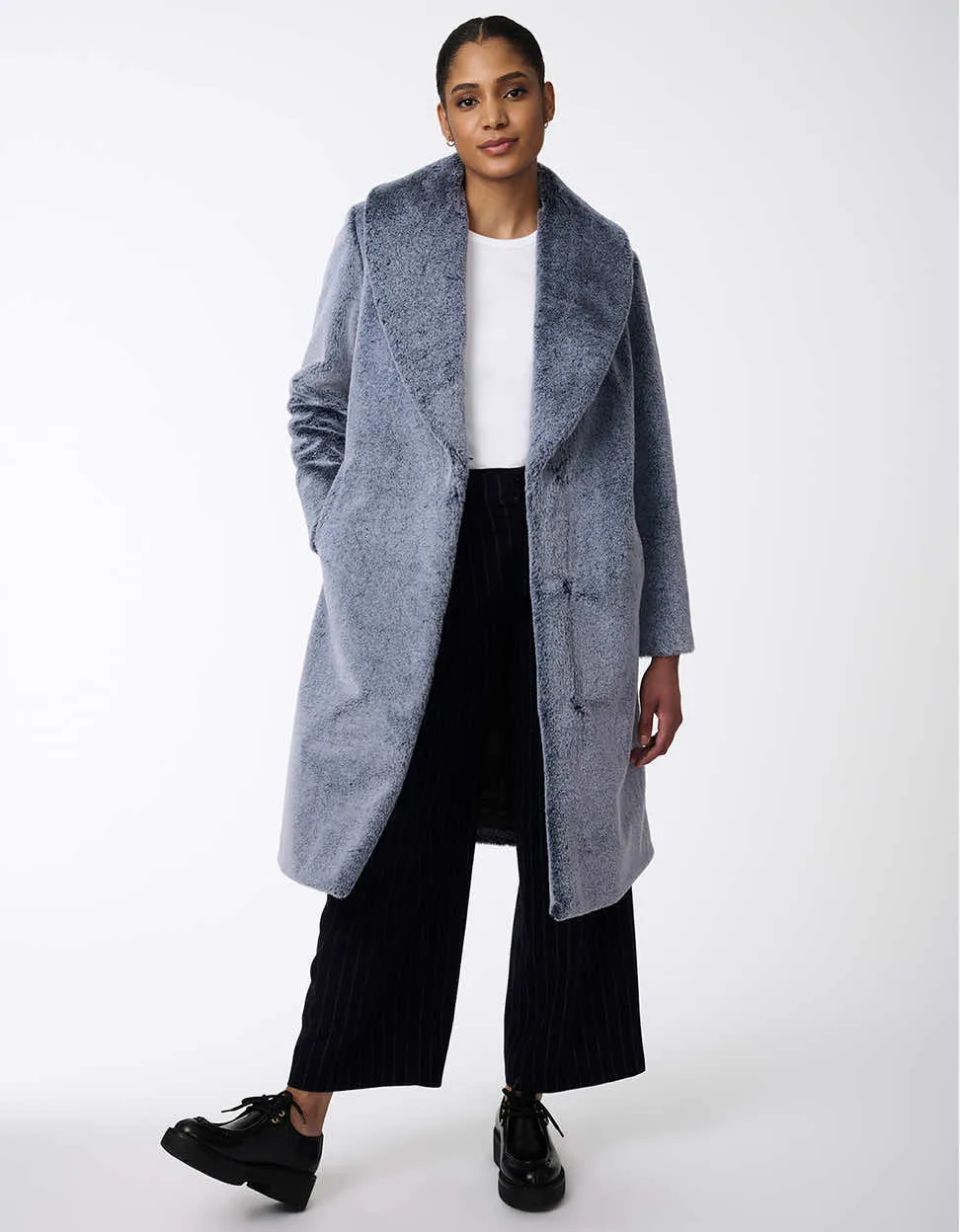 Luxe Plush Faux Fur Coat