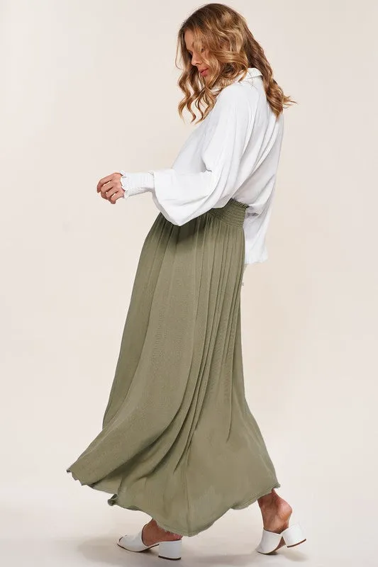 Maxi Skirt - olive