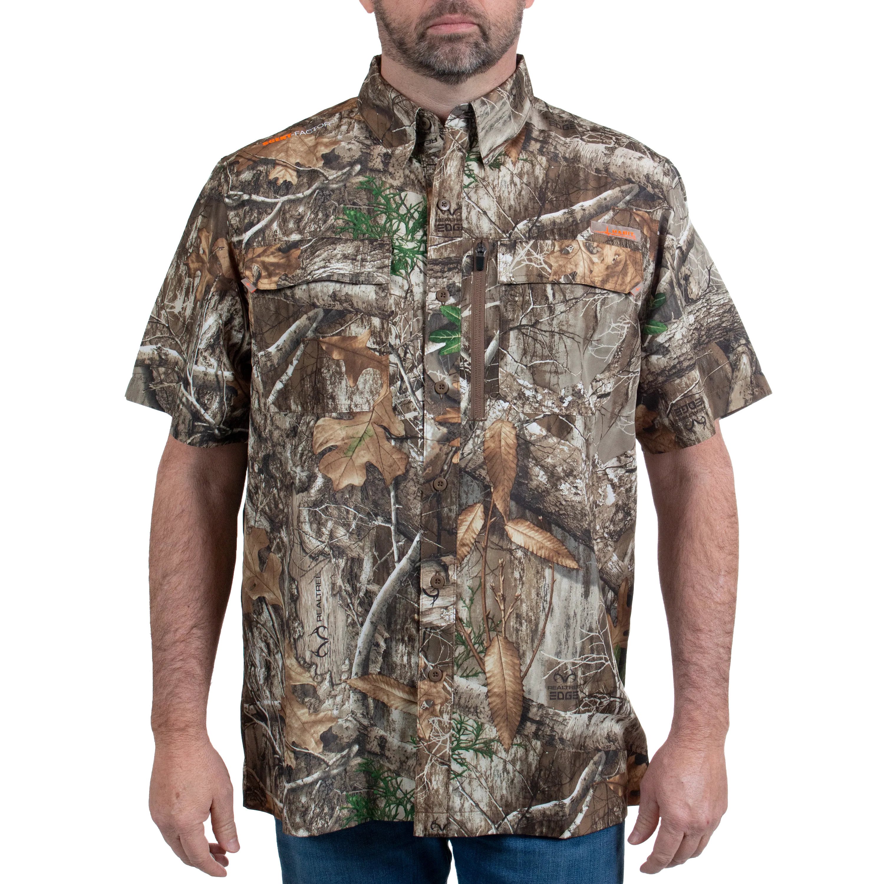 Men's Hatcher Pass Short Sleeve Camo Guide Shirt - Realtree