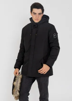 Men's Hudson Ultra Lite Hooded Winter Parka Coat