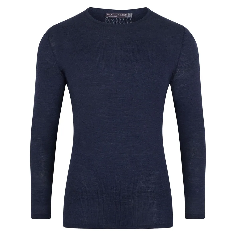 Mens Midweight Merino Activewear Base Layer Top