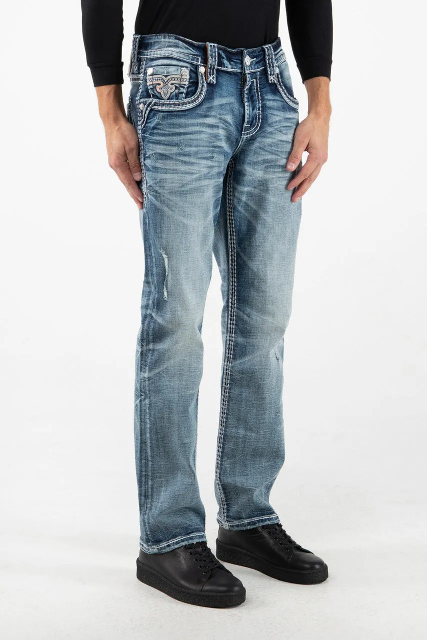 Men's Rock Revival Brycen Straight Leg Jean