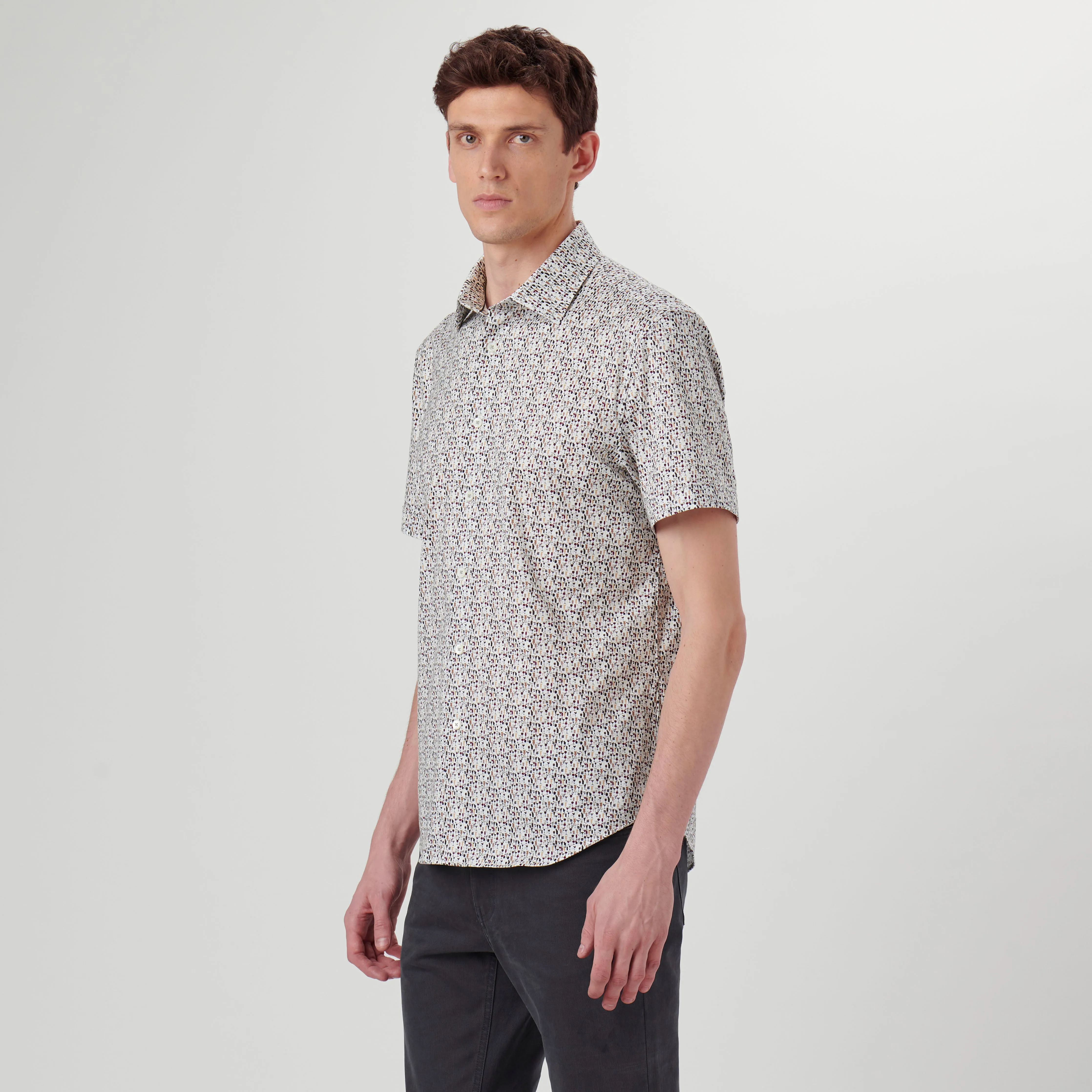 Miles Cocktail Drinks OoohCotton Short Sleeve Shirt