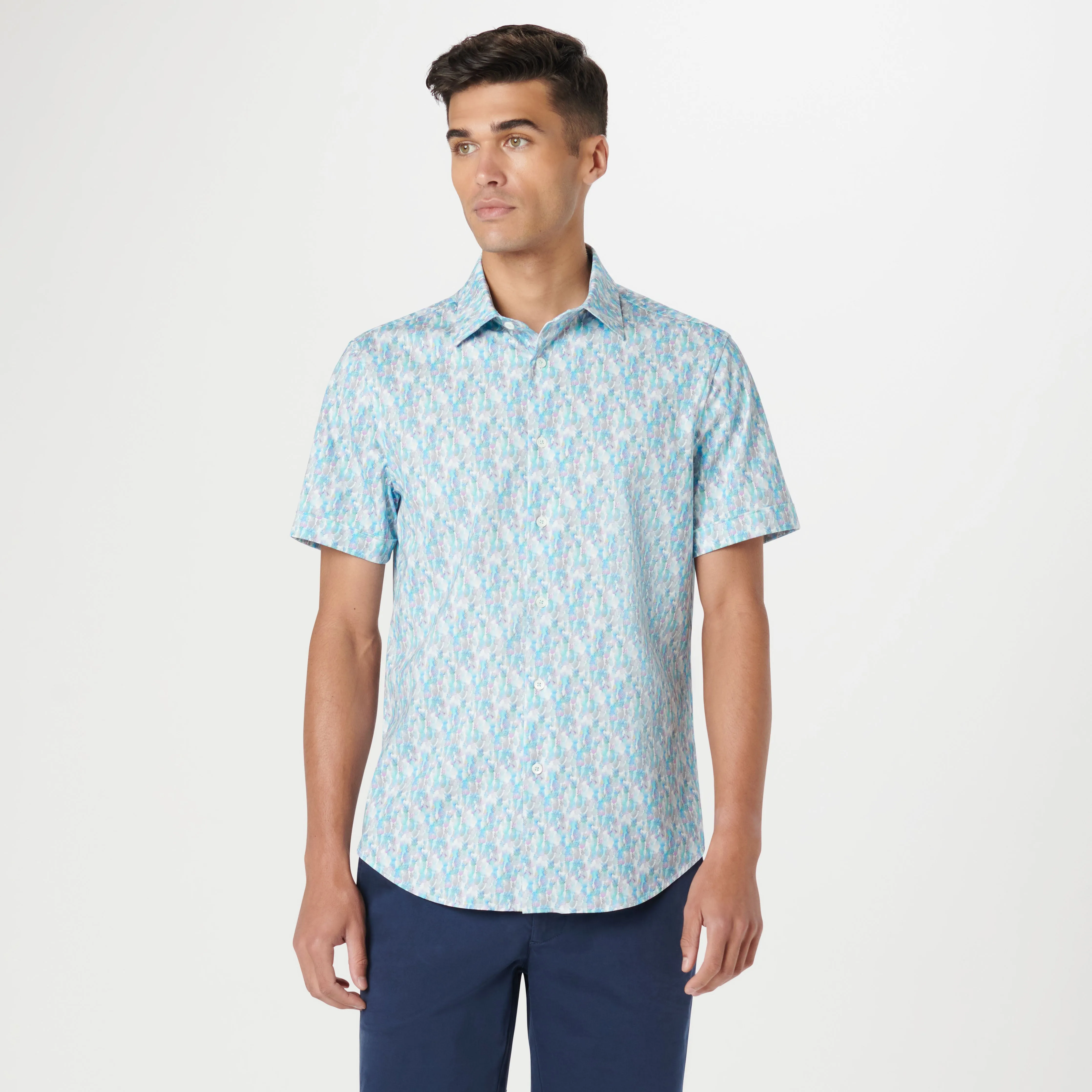 Miles Pineapple OoohCotton Short Sleeve Shirt