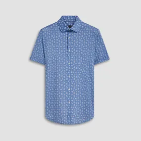 Miles Tropical Print OoohCotton Short Sleeve Shirt