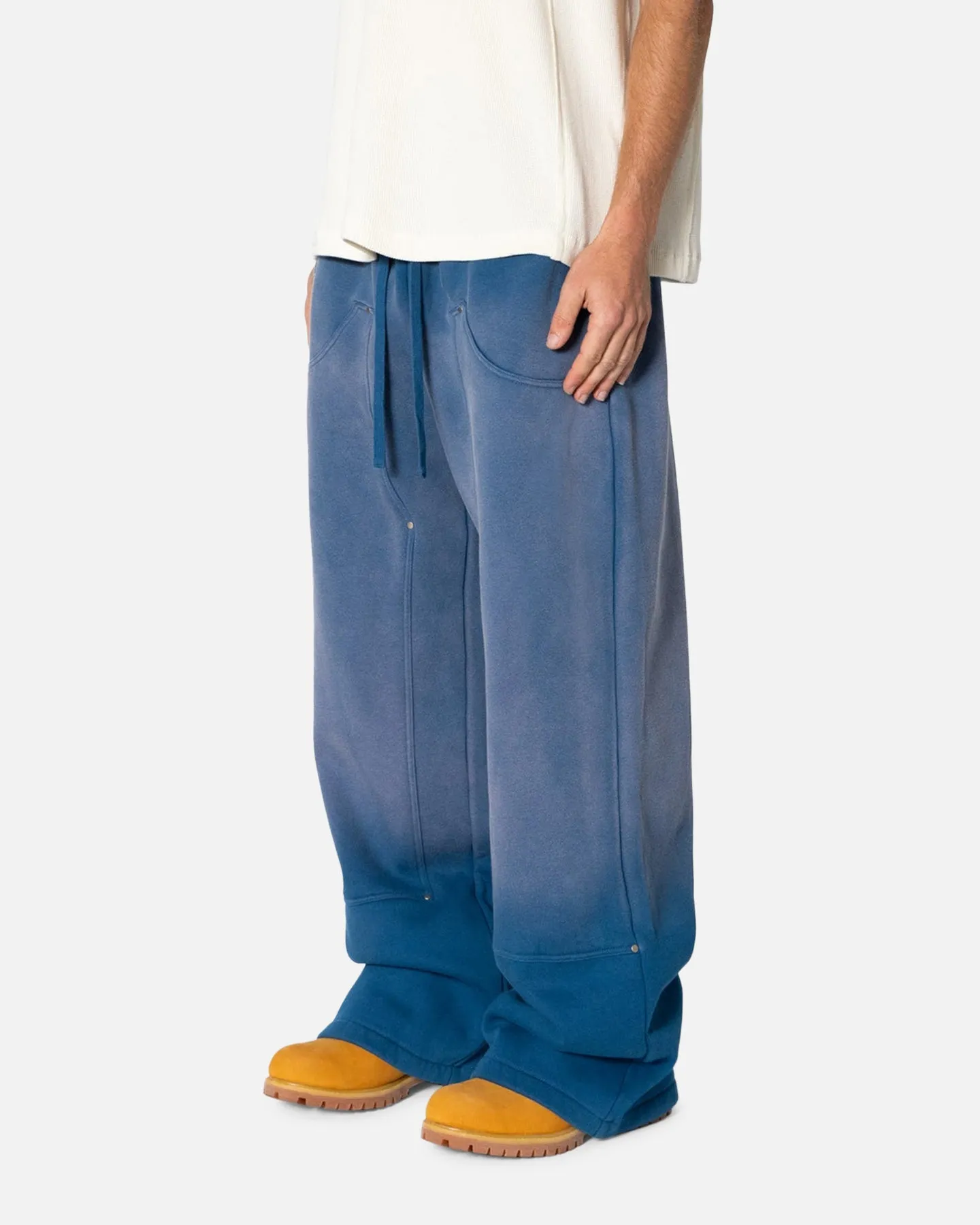 MNML West Double Knee Sweatpants Blue