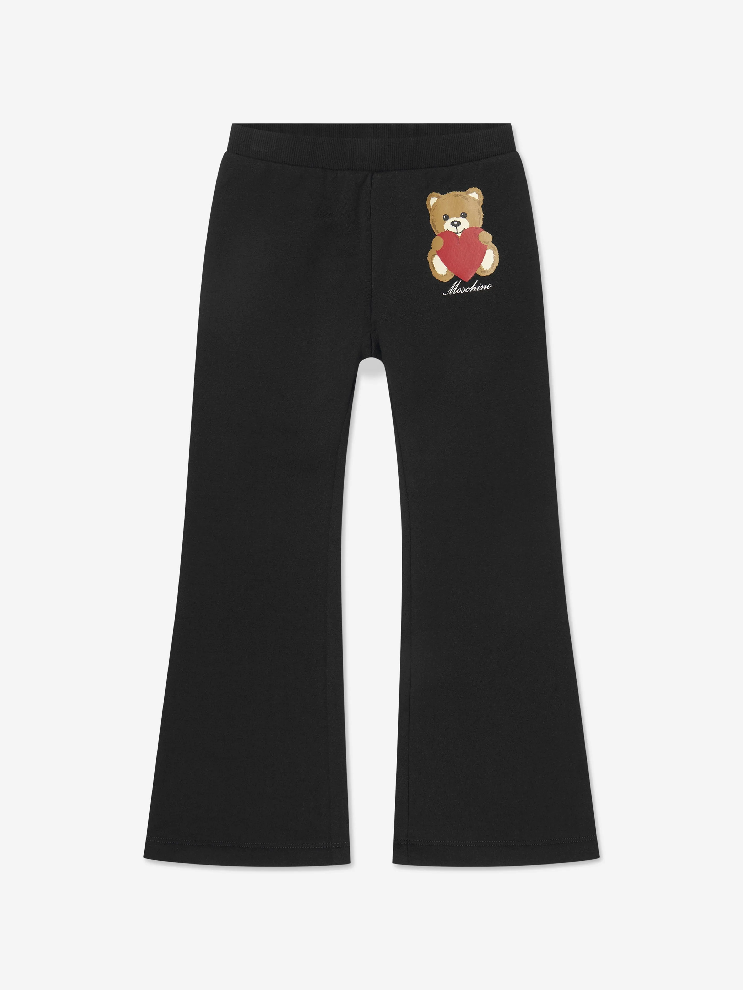 Moschino Girls Teddy Bear Sweatpants in Black