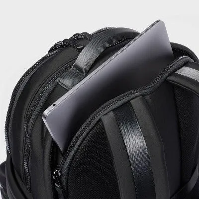 New - Faux Neoprene 17" Backpack Black - All In Motion️