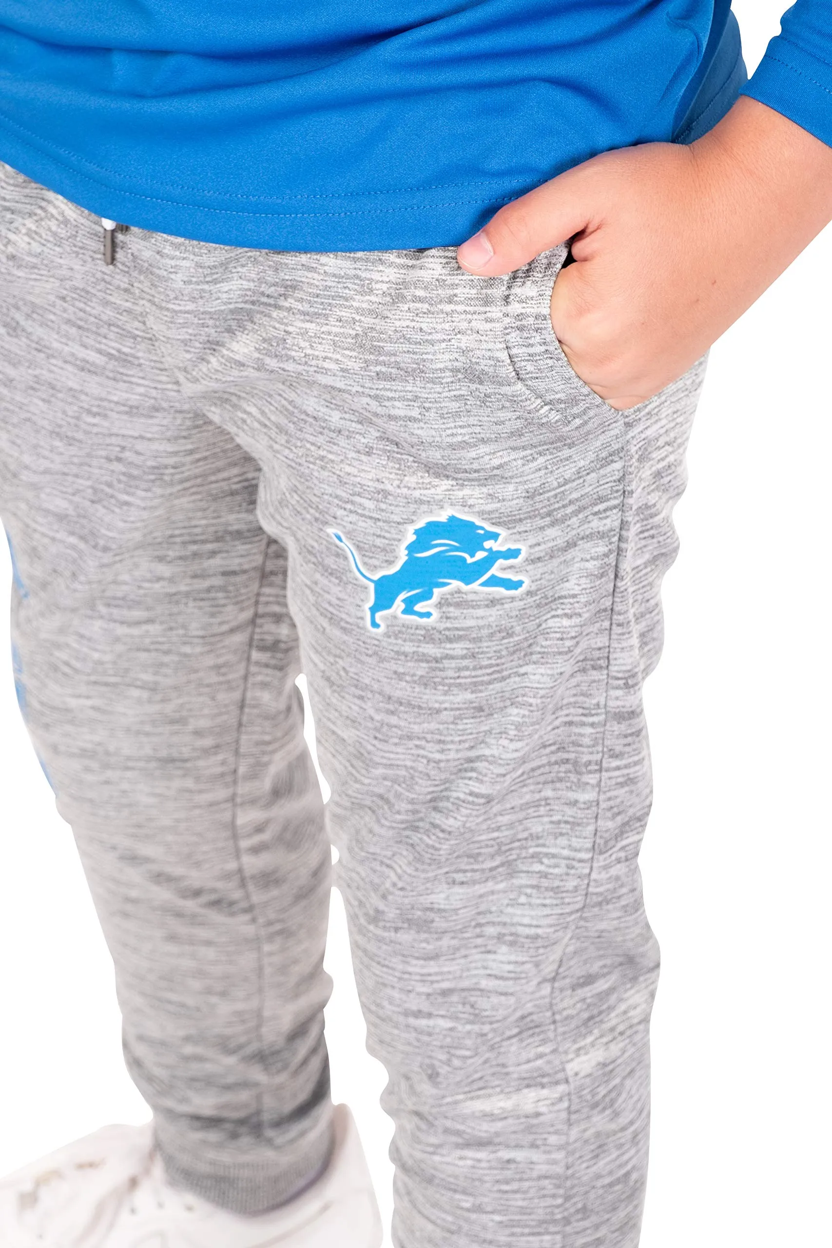 NFL Official Youth Super Soft Game Day Jogger Sweatpants|Detroit Lions