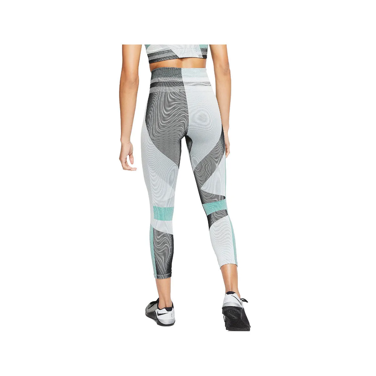 Nike Women's Sculpt Icon Clash 7/8 Seamless Training Tights