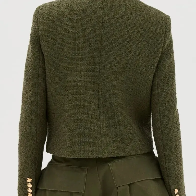 Nili Lotan - Paige Jacket in Army Green