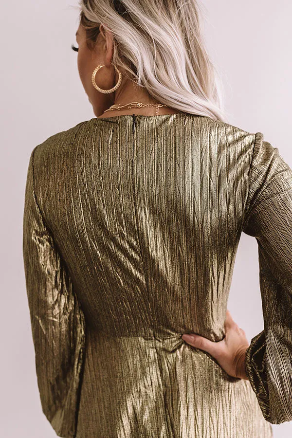 NYC Destiny Metallic Top