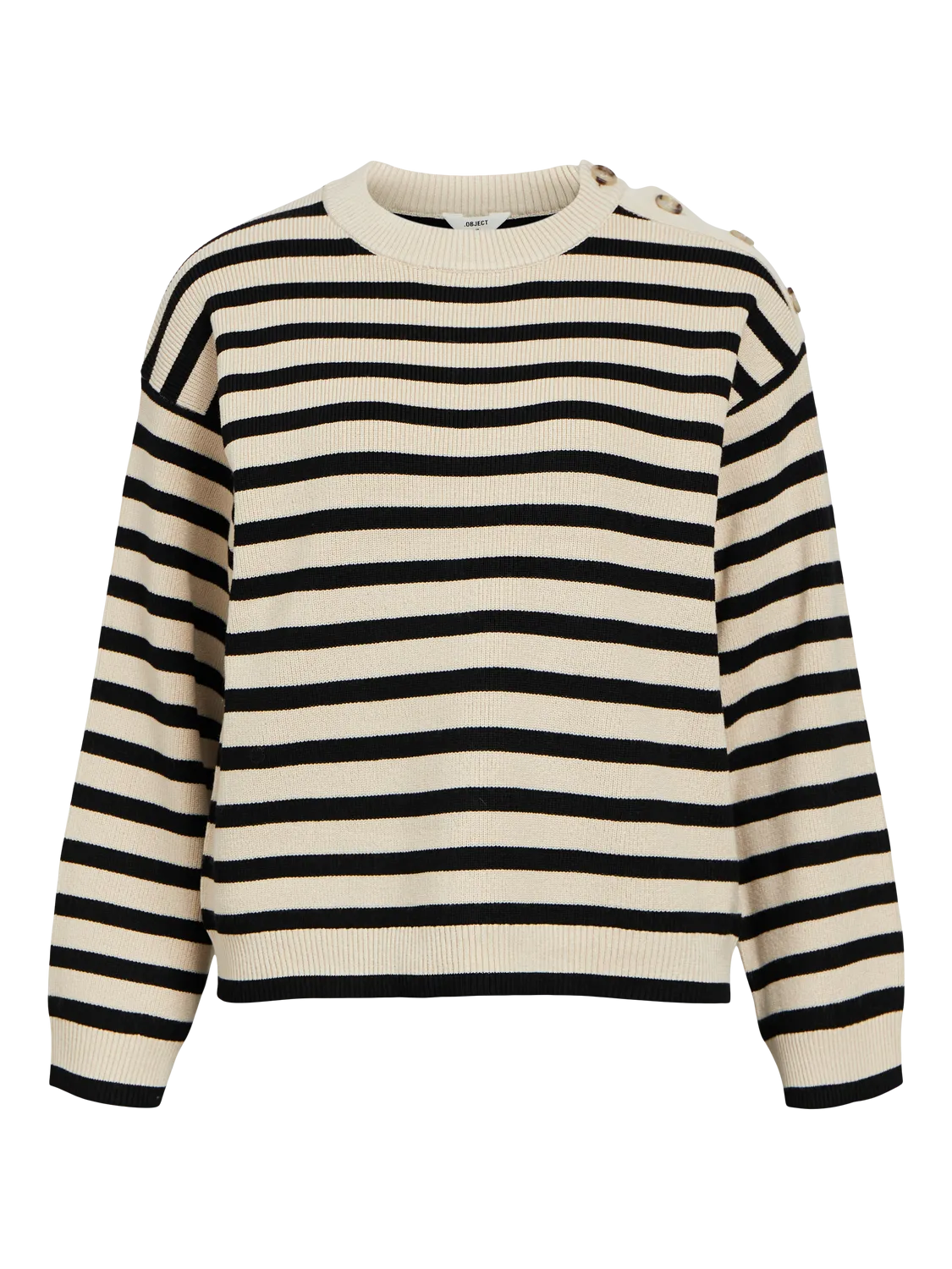 OBJELLY Pullover - Sandshell