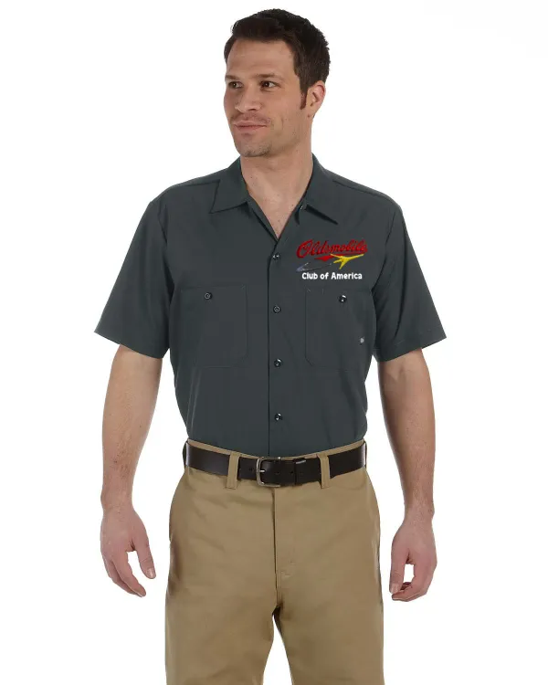 OCA Oldsmobile NEW Script with Rocket logo Mechanic shirt