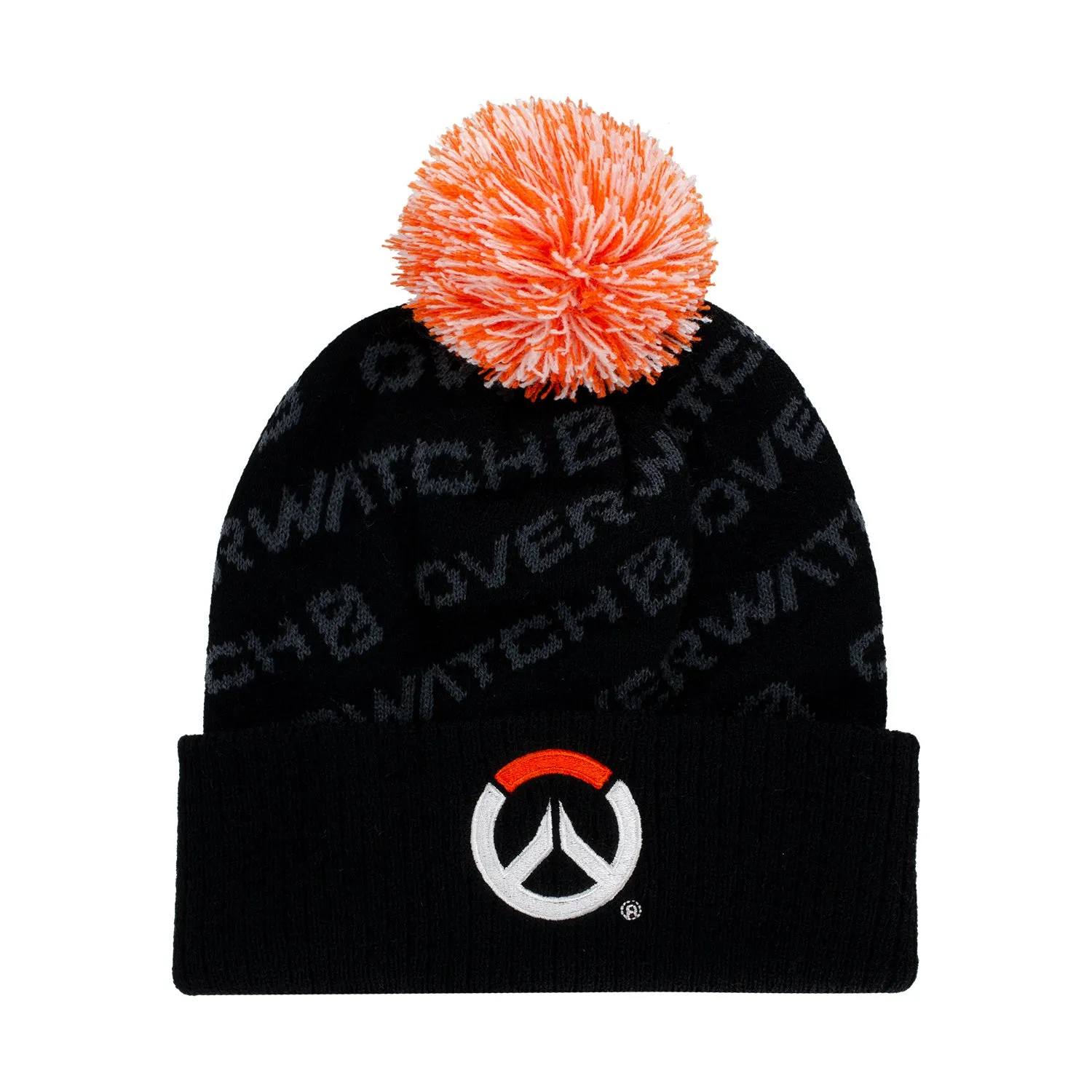 Overwatch 2 Black Pom Beanie