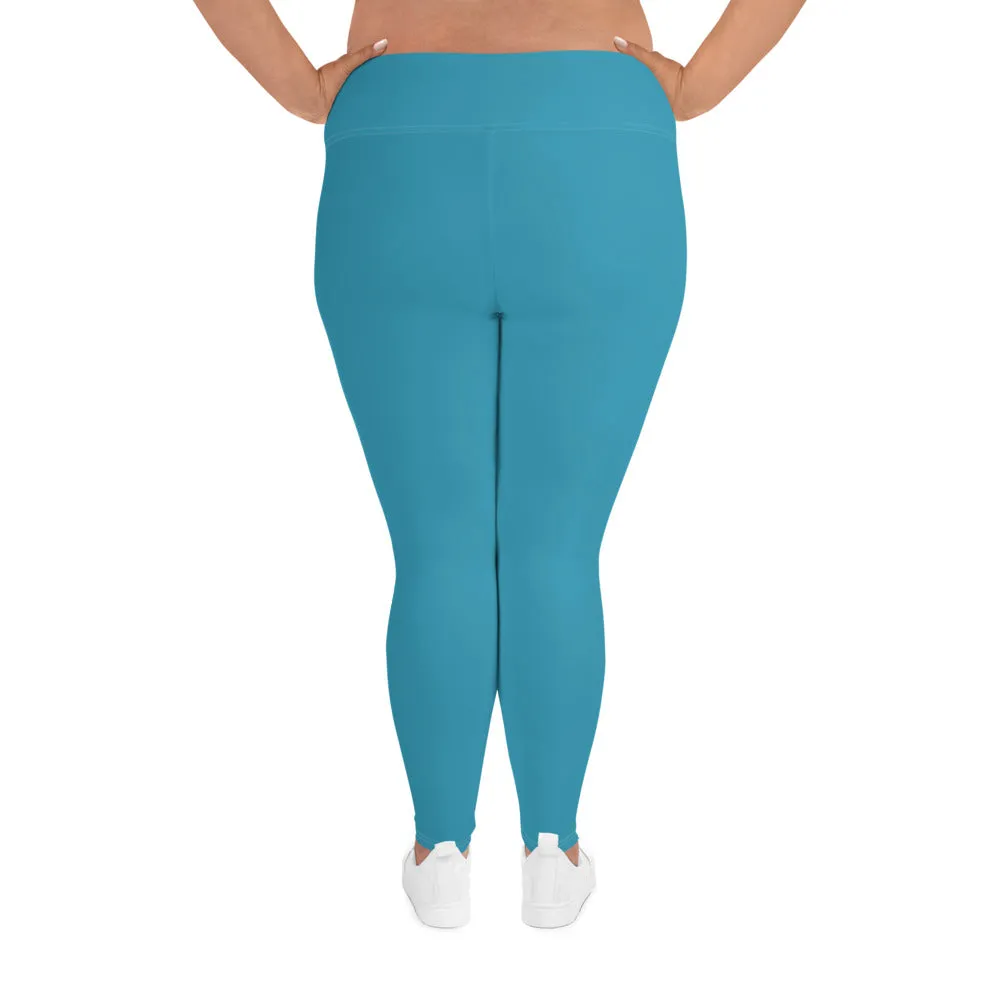 Plus Size Teal Leggings