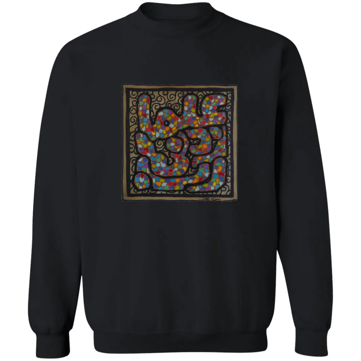 Pullover Sweatshirt with Arabic Calligraphy - Rabbi Zidni Ilma (ربِّ زِدْنِي عِلْماً - O Lord Increase my Knowledge)