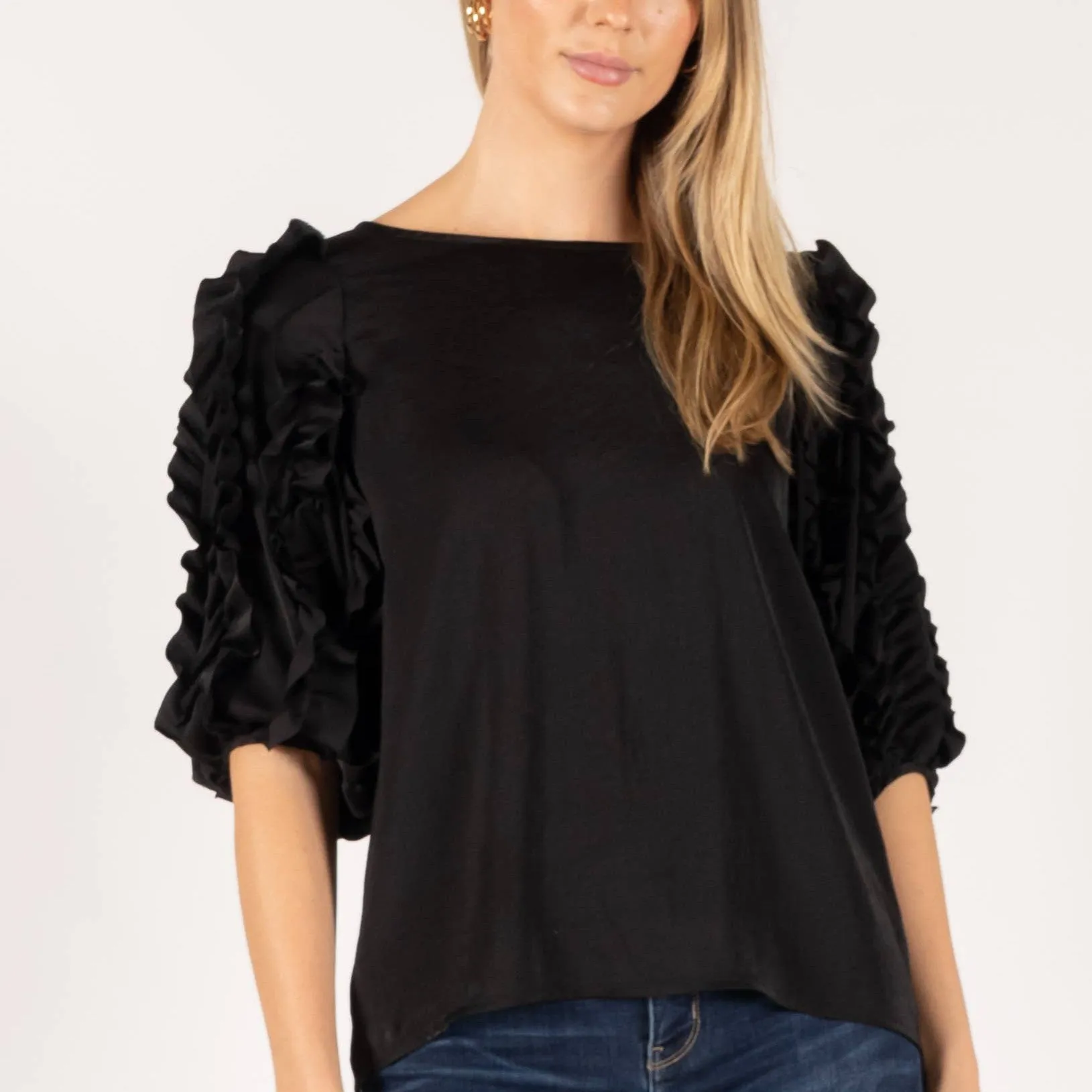 Rebecca Ruffle Top