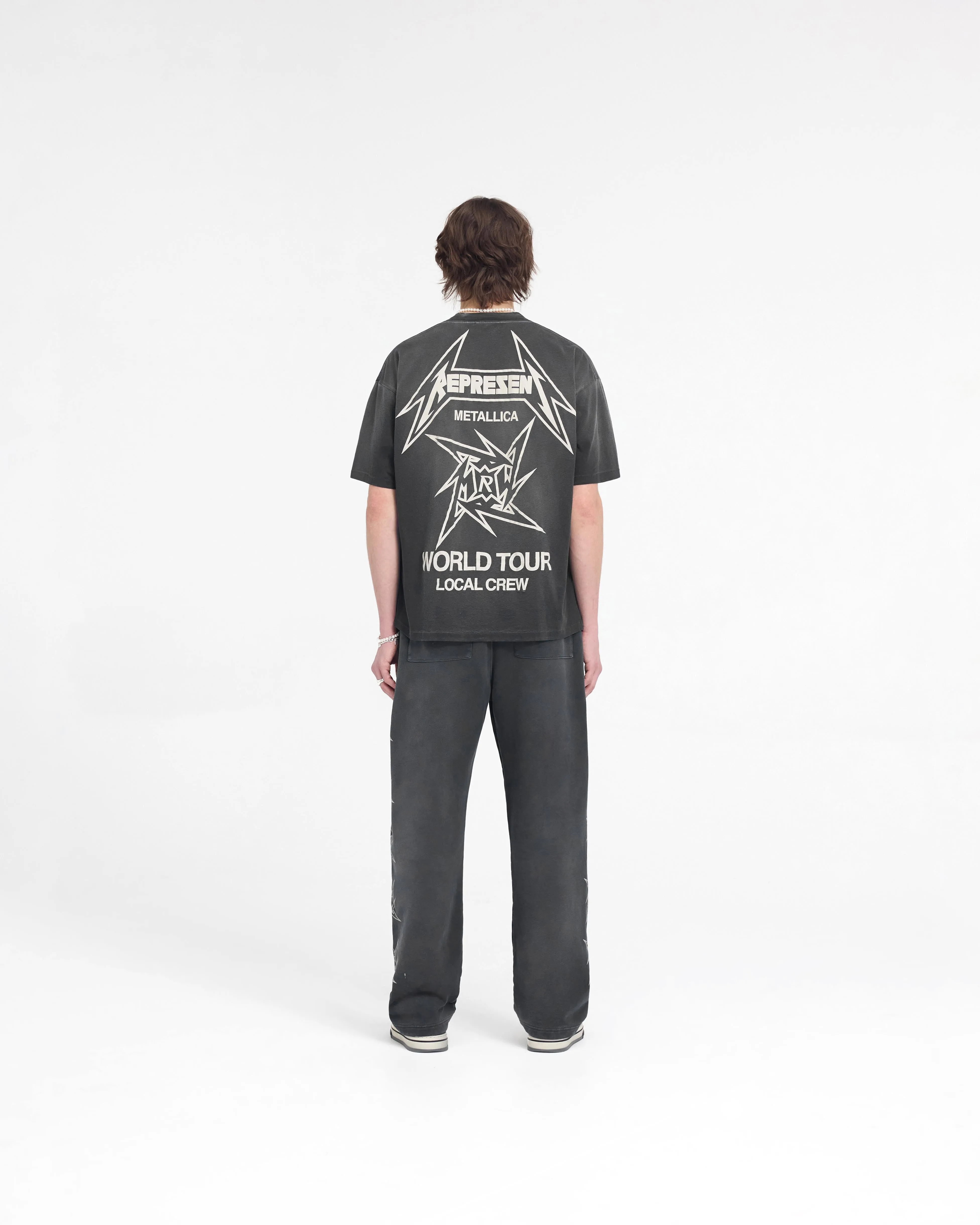 Represent X Metallica™️ Local Crew Sweatpant - Stained Black