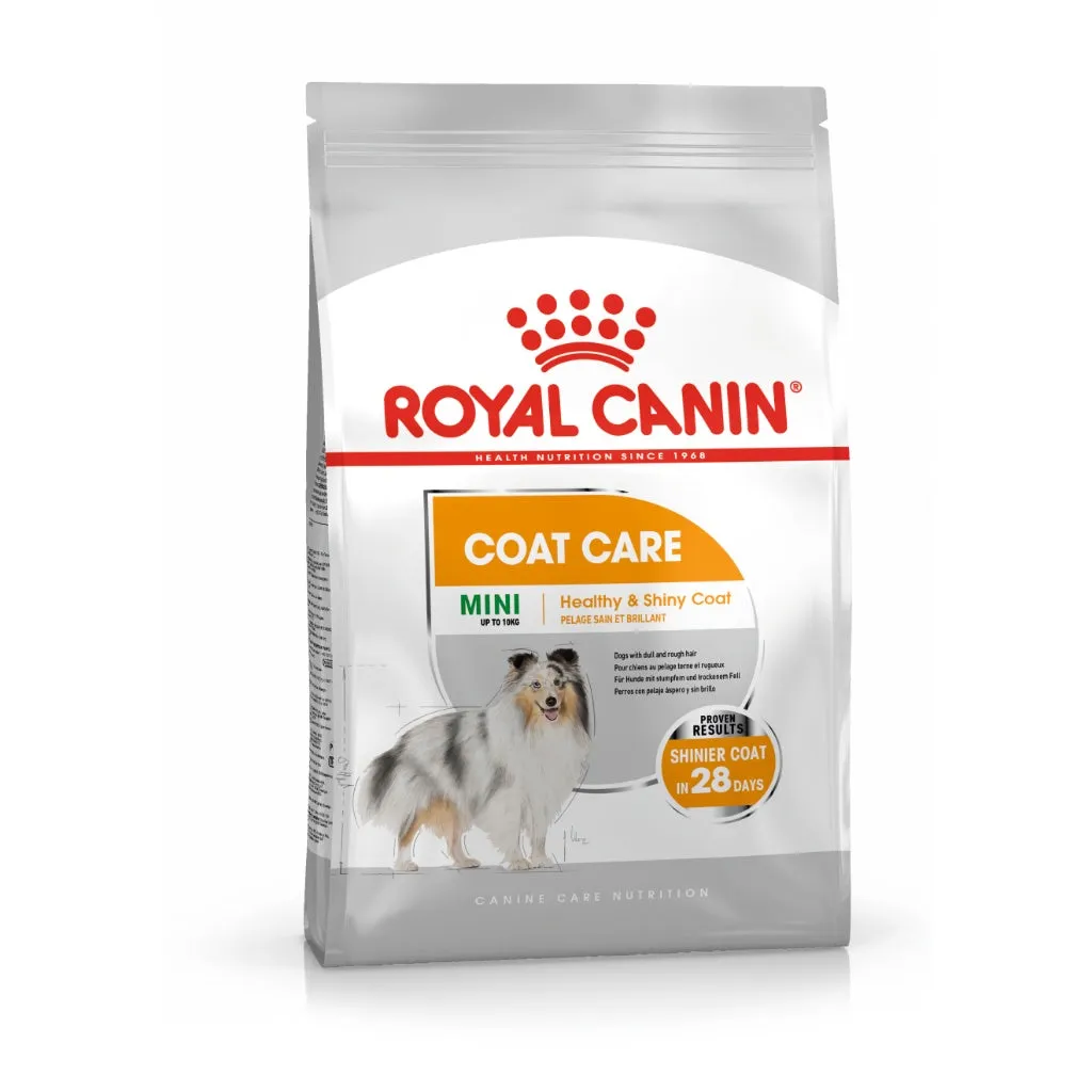 Royal Canin Mini Coat Care 3kg Adult Dry Dog Food - Canine Care Nutrition