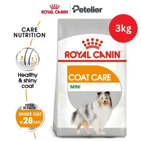 Royal Canin Mini Coat Care 3kg Adult Dry Dog Food - Canine Care Nutrition