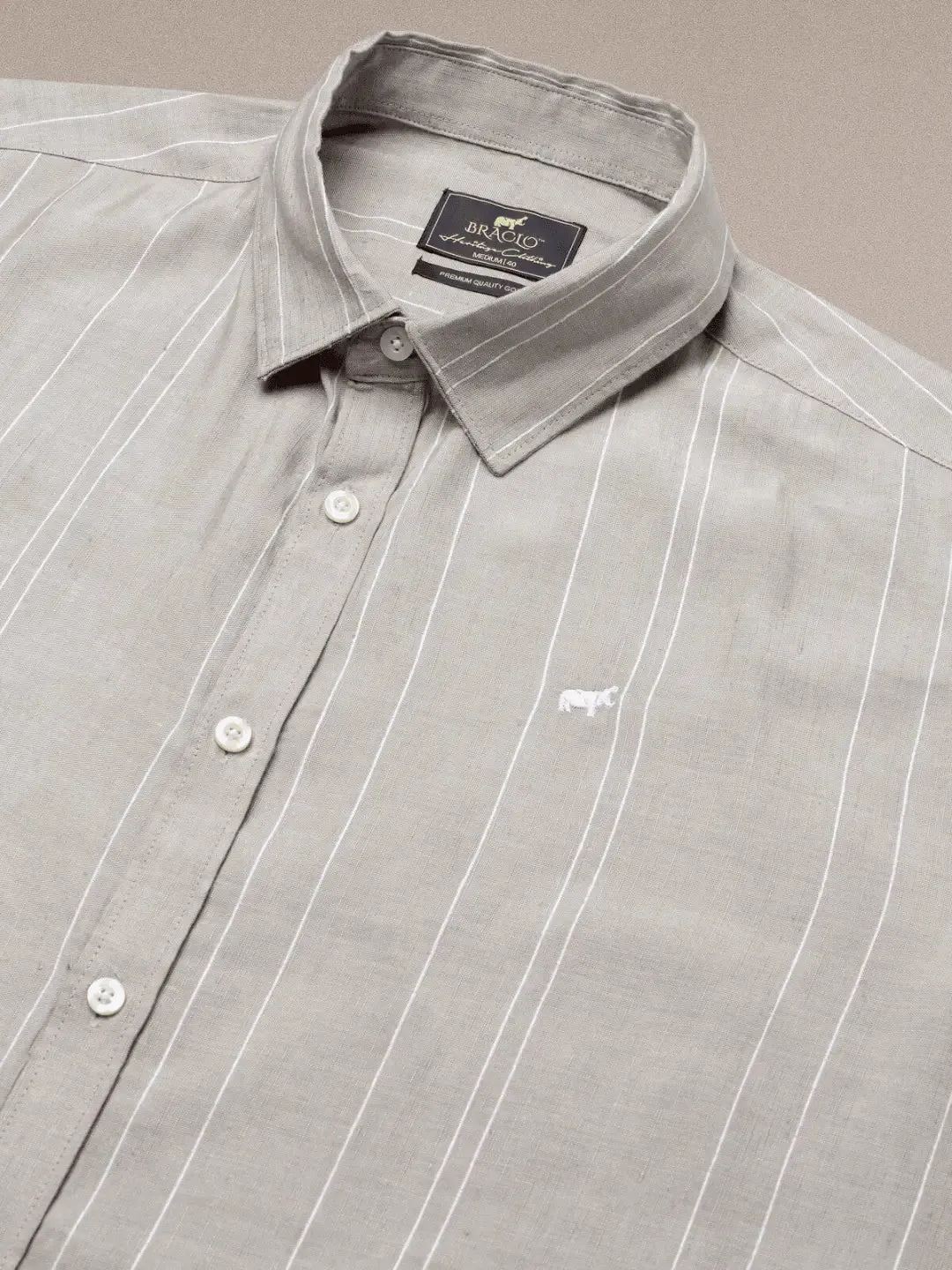 Sand Lines Casual Linen Shirt