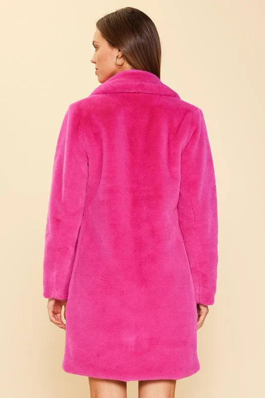 Sasha Soft Teddy Long Coat