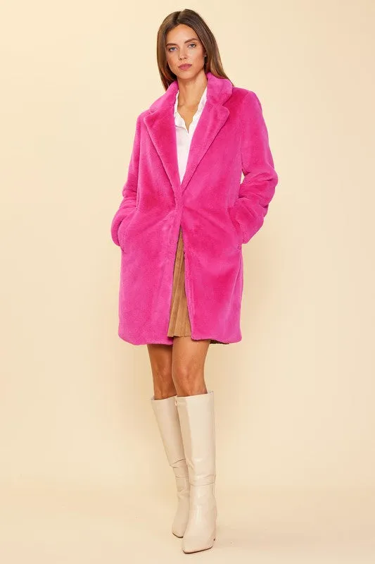 Sasha Soft Teddy Long Coat