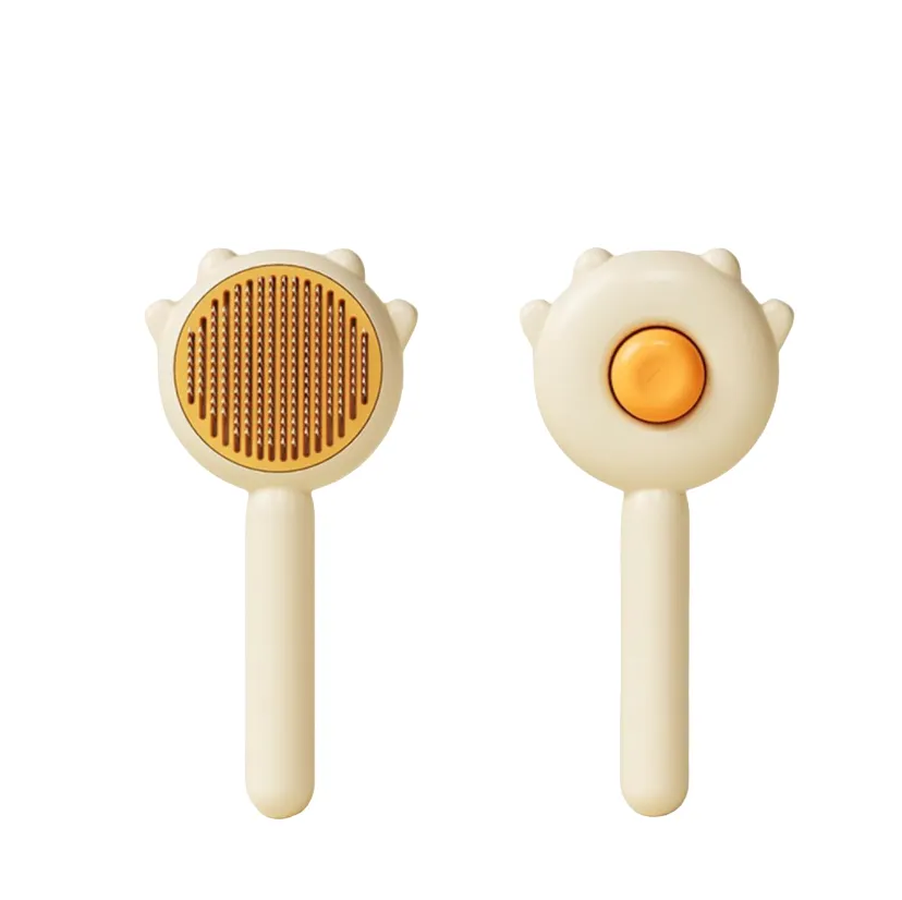 Self Cleaning Pet Brush Removes Short & Long Hair