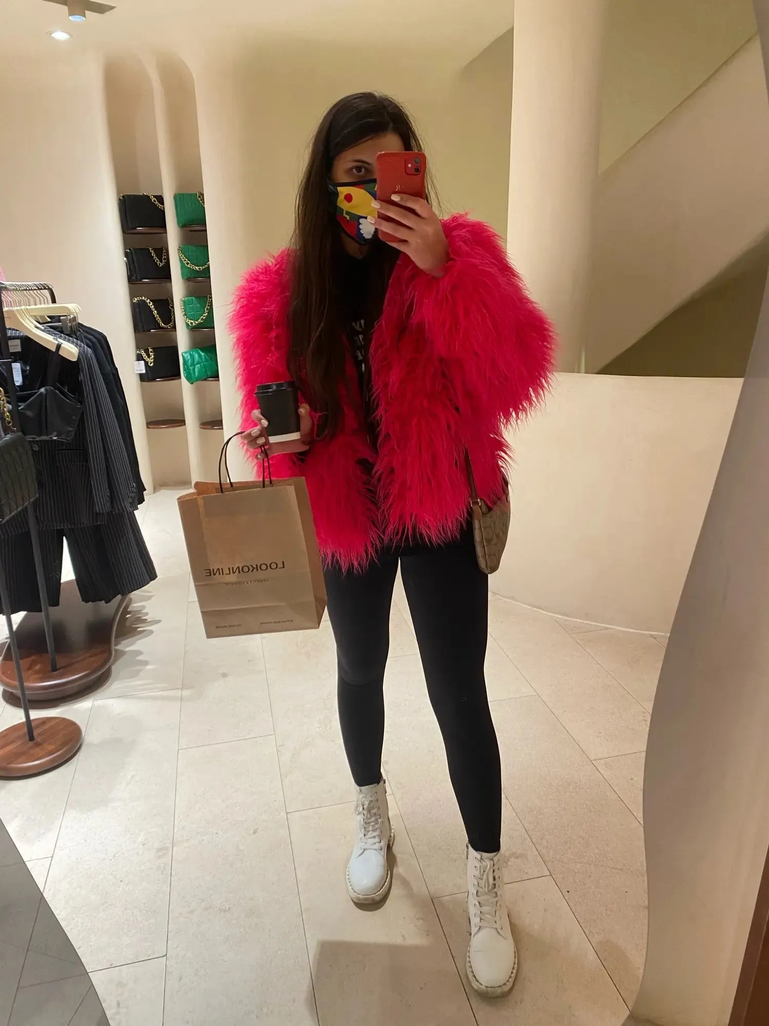 Shaggy Faux Fur Jacket Coat